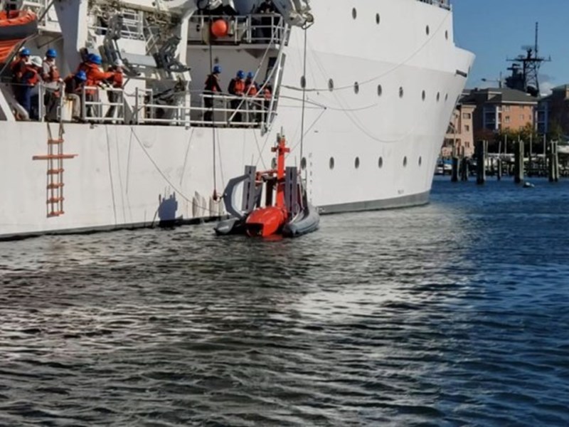 Image of UXV launch and recovery system